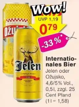 Jawoll Jelen Internationales Bier Angebot