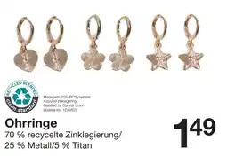 Zeeman Ohrringe Angebot
