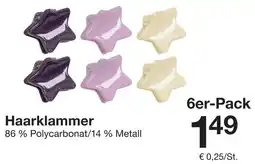 Zeeman Haarklammer Angebot