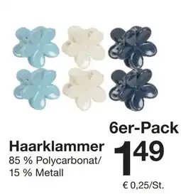 Zeeman Haarklammer Angebot