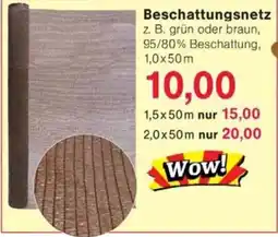 Jawoll Beschattungsnetz Angebot