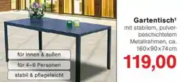 Jawoll Gartentisch Angebot