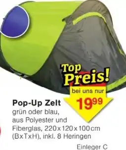 Jawoll Pop-Up Zelt Angebot