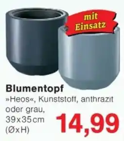 Jawoll Blumentopf »Heos«, Kunststoff, anthrazit oder grau Angebot