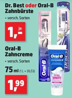 Thomas Philipps Dr. Best oder Oral-B Zahnbürste Angebot