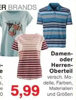 Jawoll Damen- oder Herren-Oberteil Angebot