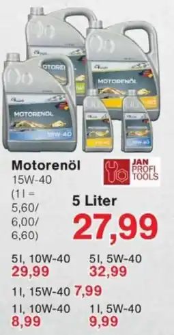 Jawoll Motorenöl Angebot