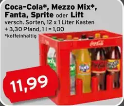 CAP Markt Coca-Cola, Mezzo Mix, Fanta, Sprite oder Lift Angebot