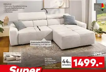 ECKSOFA MIT FUNKTION