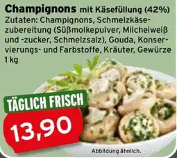 CAP Markt Champignons mit Käsefüllung Angebot