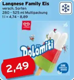 CAP Markt Langnese Family Eis Dolomiti Angebot
