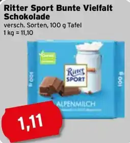 CAP Markt Ritter Sport Bunte Vielfalt Schokolade Angebot