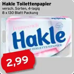 CAP Markt Hakle Toilettenpapier Angebot