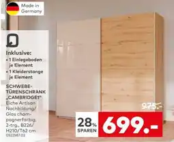 porta SCHWEBE-TÜRENSCHRANK "CAMBRIDGE1" Angebot