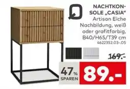 porta NACHTKONSOLE „CASIA“ Artisan Eiche Angebot