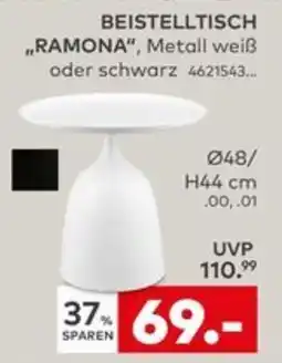 porta BEISTELLTISCH "RAMONA", Metall weiß oder schwarz Angebot
