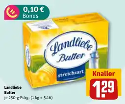 REWE Landliebe Butter Angebot