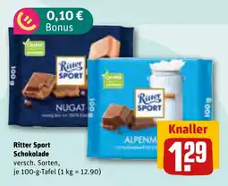 REWE Ritter Sport Schokolade Angebot