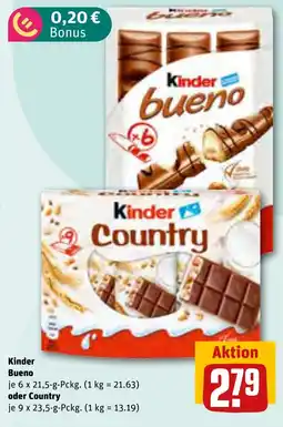 REWE Kinder Bueno Angebot