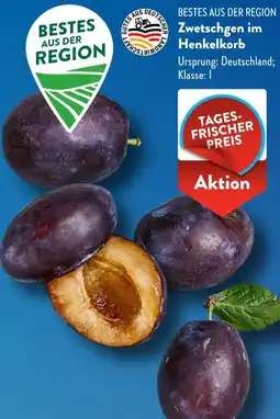 Aldi Süd Zwetschgen im Henkelkorb Angebot