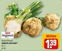 REWE REWE Regional Sellerie mit Grün* Angebot