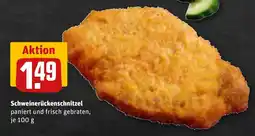 REWE Schweinerückenschnitzel Angebot