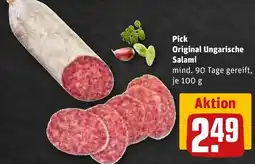 REWE Pick Original Ungarische Salami Angebot