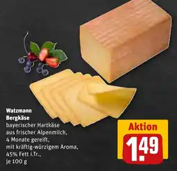 REWE Watzmann Bergkäse Angebot