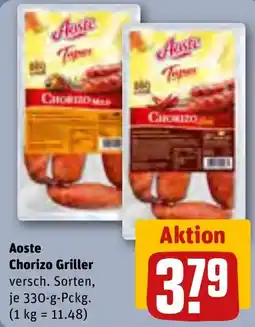 REWE Aoste Chorizo Griller Angebot