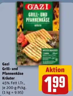 REWE Gazi Grill- und Pfannenkäse Kräuter Angebot