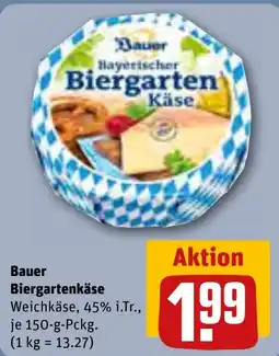 REWE Bauer Biergartenkäse Angebot