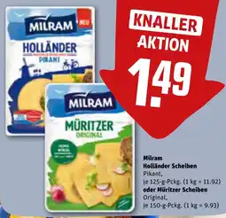 REWE Milram Holländer Scheiben Pikant Angebot