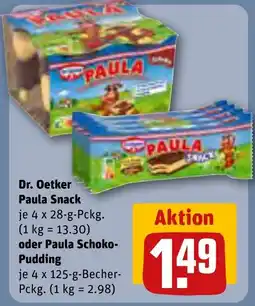 REWE Dr. Oetker Paula Snack Angebot