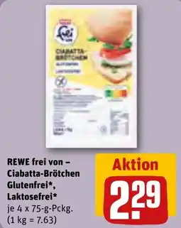 REWE frei von Ciabatta-Brötchen Angebot