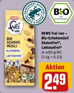 REWE frei Bio Schoko Müsli Angebot