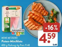Aldi Süd MEINE METZGEREI Puten-Minifilets Angebot