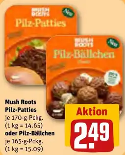 REWE Mush Roots Pilz-Patties Angebot