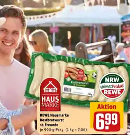 REWE REWE Hausmarke Rostbratwurst Angebot