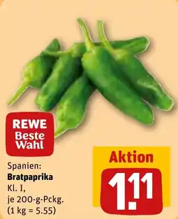 REWE Bratpaprika Angebot