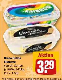 REWE Bruno Gelato Eiscreme Angebot