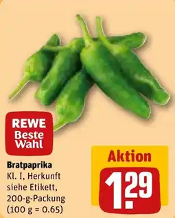 REWE Bratpaprika Angebot