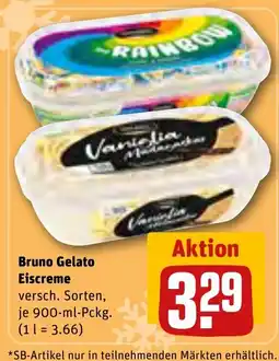 REWE Bruno Gelato Eiscreme Angebot