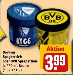 REWE Bochum Spaghettieis oder BVB Spaghettieis Angebot