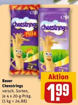 REWE Bauer Cheestrings Angebot