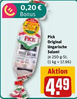 REWE Pick Original Ungarische Salami Angebot
