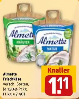 REWE Almette Frischkäse Angebot