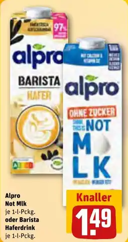 REWE Alpro Not Mlk Angebot