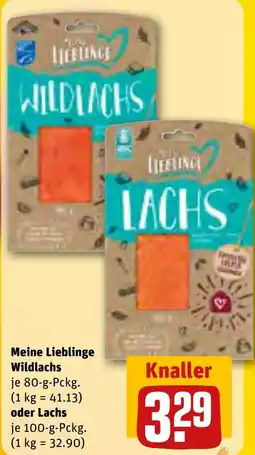 REWE Meine Lieblinge Lachs Angebot