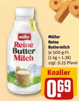 REWE Müller Reine Buttermilch Angebot