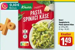 REWE Knorr Spaghetteria Pasta Spinaci Käse Angebot
